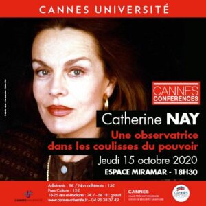 Conférence - Une observatrice dans les coulisses du pouvoir - 15-10-2020 - 2020