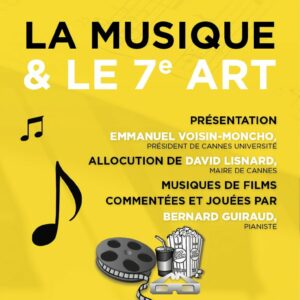 Conférence - Rentrée 2024  "La musique et le 7è Art" par Bernard Guiraud - 24-09-2024 - 2024